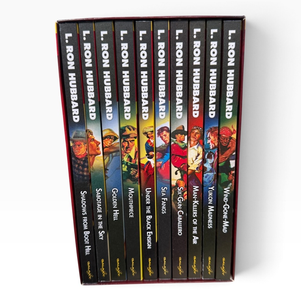 L. Ron Hubbard Stories from the Golden Age 10 Book Box Set Pulp Fiction Books